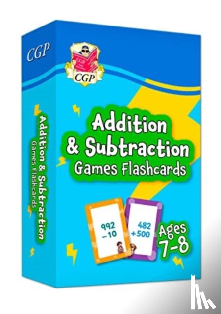 CGP Books - Addition & Subtraction Games Flashcards for Ages 7-8 (Year 3)