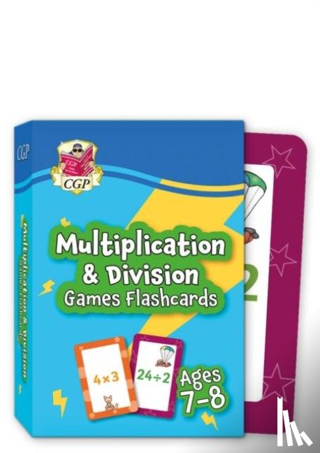 CGP Books - Multiplication & Division Games Flashcards for Ages 7-8 (Year 3)