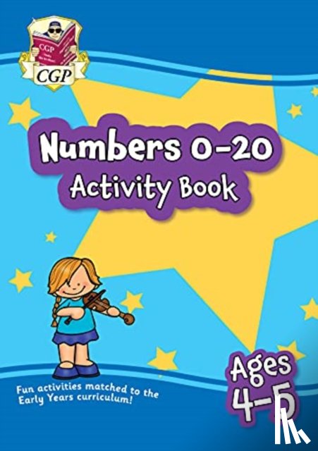 CGP Books - Numbers 0-20 Activity Book for Ages 4-5 (Reception)