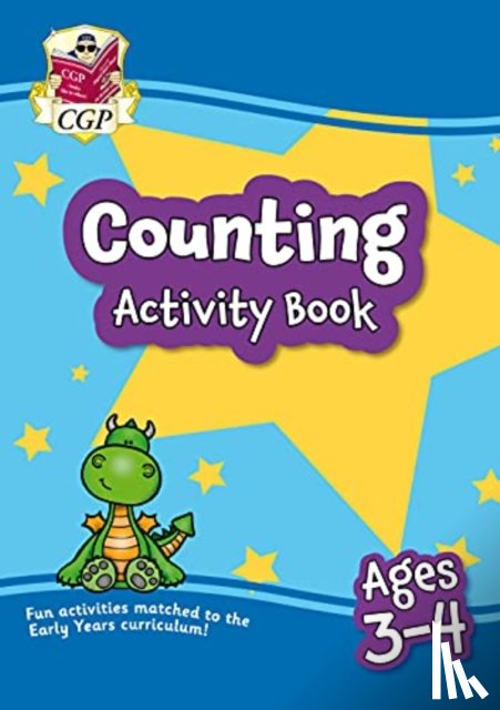 CGP Books - Counting Activity Book for Ages 3-4 (Preschool)