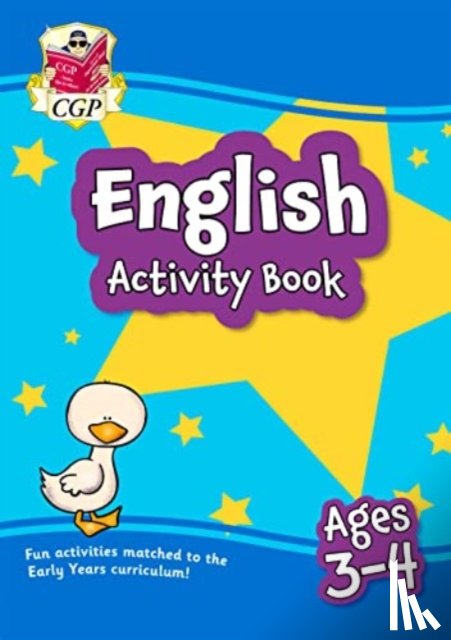CGP Books - English Activity Book for Ages 3-4 (Preschool)