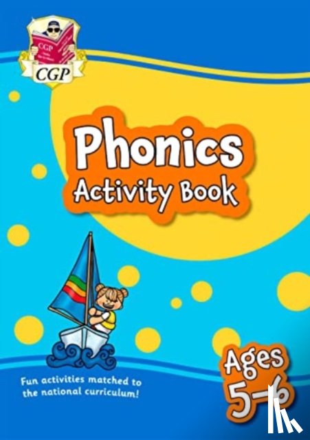 CGP Books - Phonics Activity Book for Ages 5-6 (Year 1)
