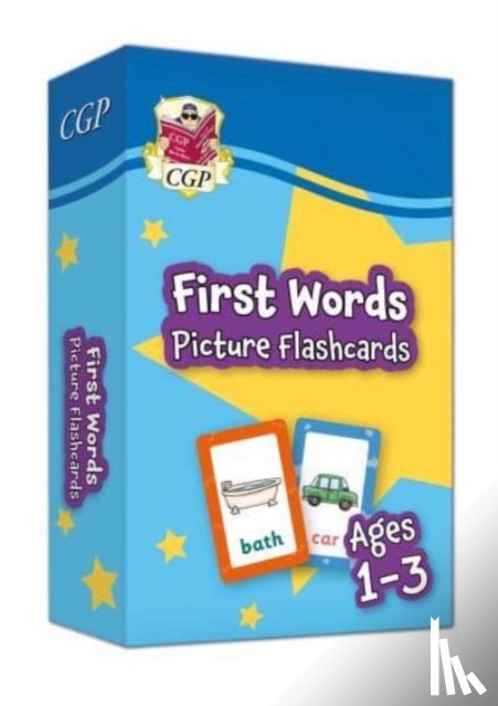 CGP Books - First Words Picture Flashcards for Ages 1-3