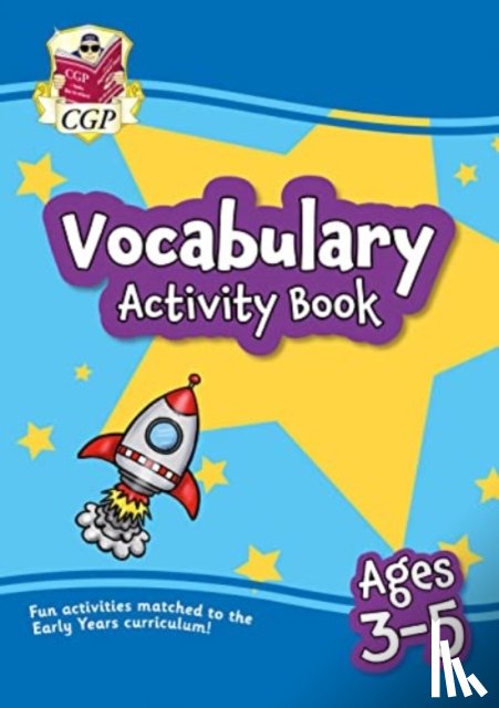 CGP Books - Vocabulary Activity Book for Ages 3-5