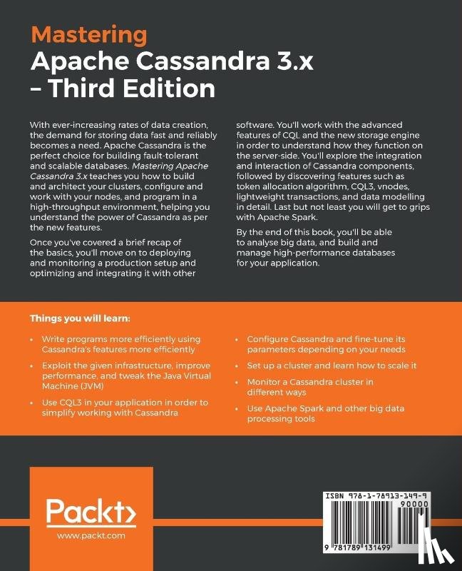 Ploetz, Aaron, Malepati, Tejaswi, Neeraj, Nishant - Mastering Apache Cassandra 3.x