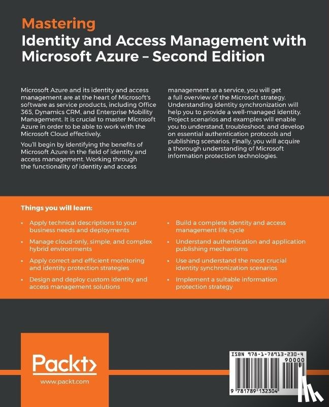 Nickel, Jochen - Mastering Identity and Access Management with Microsoft Azure