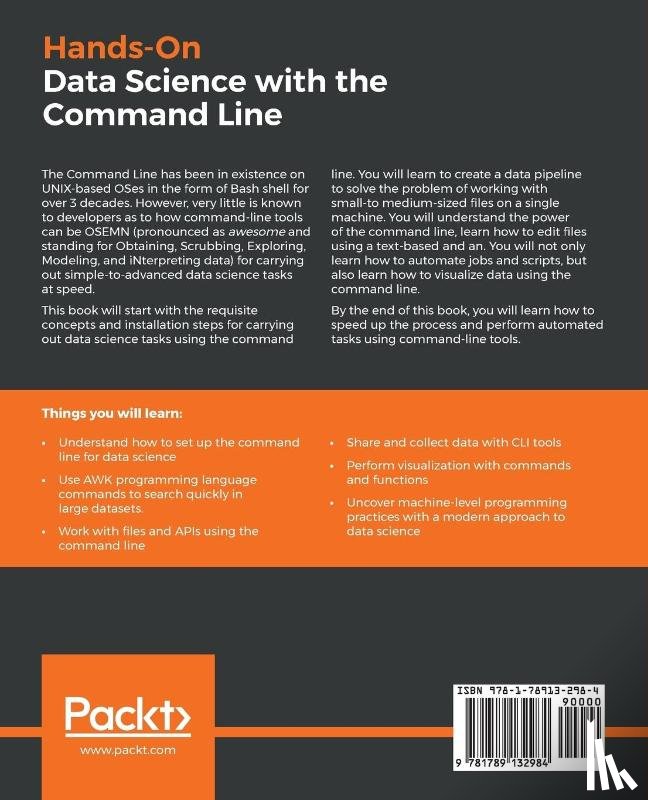 Morris, Jason, McCubbin, Chris, Page, Raymond - Hands-On Data Science with the Command Line