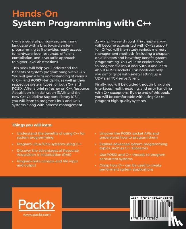 Quinn, Dr. Rian - Hands-On System Programming with C++