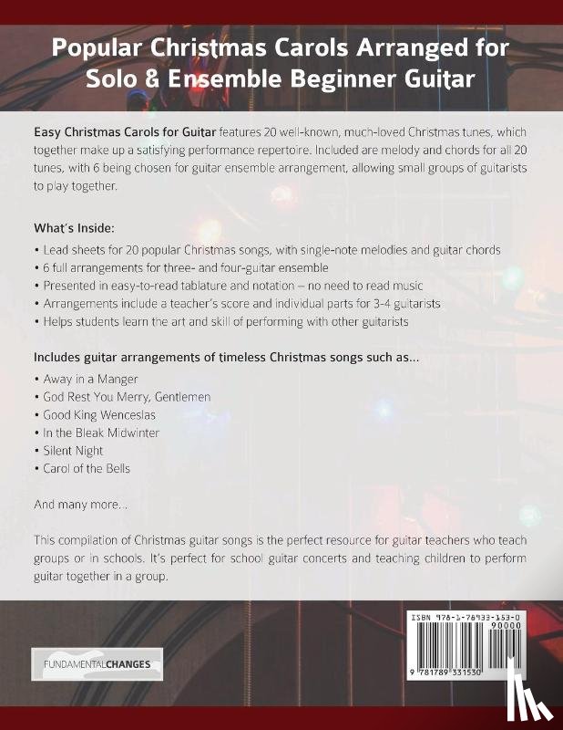 Kean, Paul - Easy Christmas Carols For Guitar
