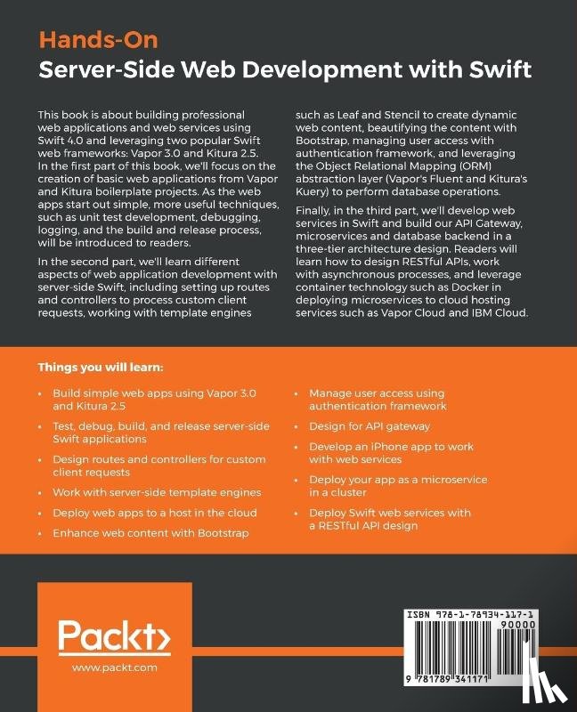 Yeung, Angus - Hands-On Server-Side Web Development with Swift