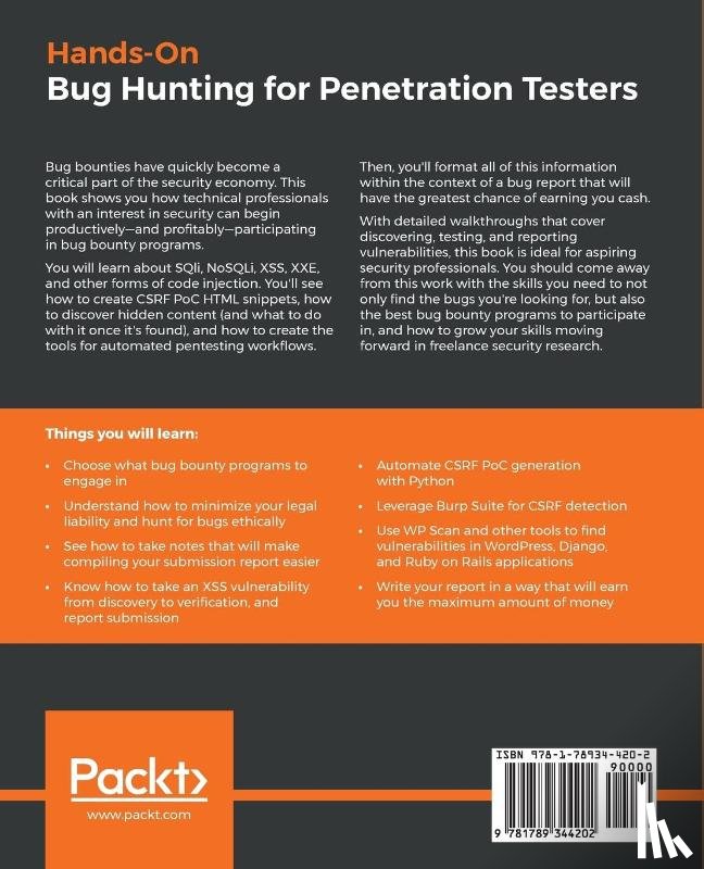 Marshall, Joseph - Hands-On Bug Hunting for Penetration Testers