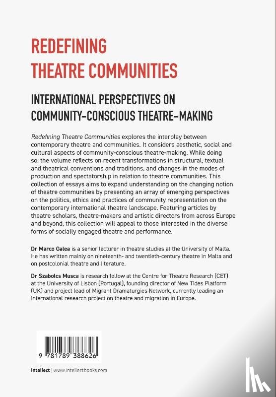  - Redefining Theatre Communities