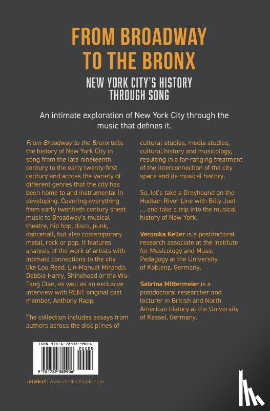 Keller, Veronika, Mittermeier, Sabrina (University of Kassel - From Broadway to The Bronx