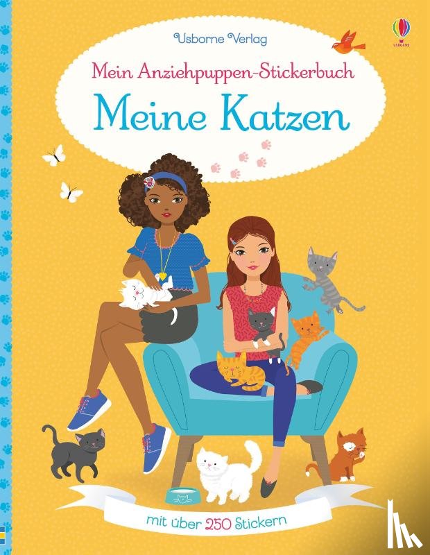 Bowman, Lucy - Mein Anziehpuppen-Stickerbuch: Meine Katzen