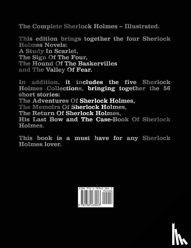 Doyle, Sir Arthur Conan - The Complete Sherlock Holmes - Unabridged and Illustrated - A Study in Scarlet, the Sign of the Four, the Hound of the Baskervilles, the Valley of Fea