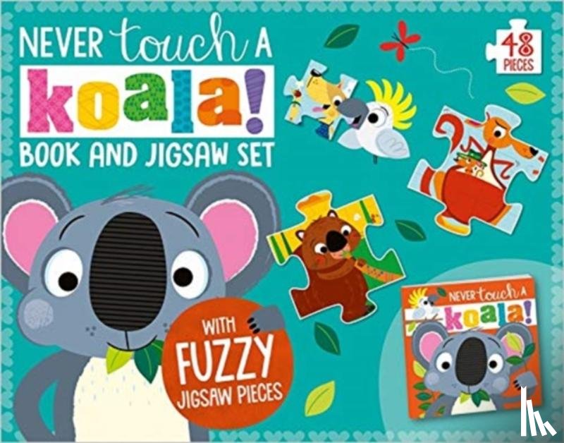Greening, Rosie - Never Touch a Koala Book and Touch and Feel Jigsaw Boxset