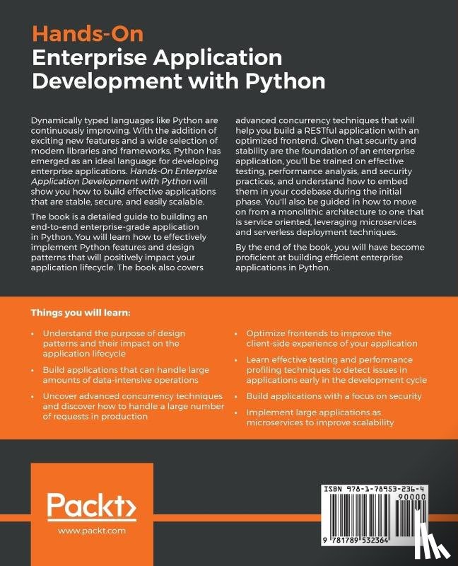 Badhwar, Saurabh - Hands-On Enterprise Application Development with Python