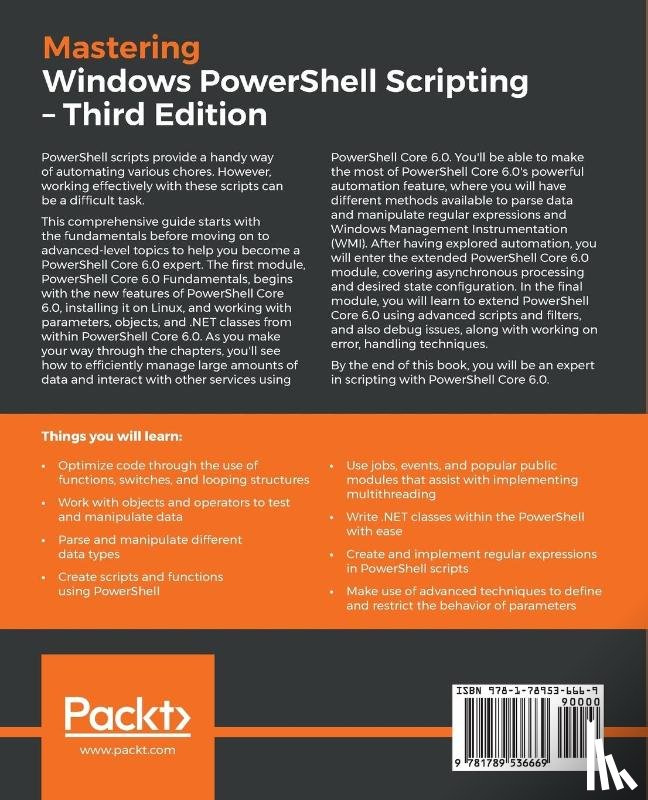 Dent, Chris - Mastering Windows PowerShell Scripting