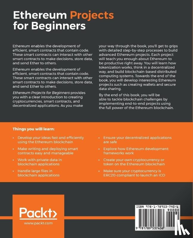Vaneetvelde, Kenny - Ethereum Projects for Beginners