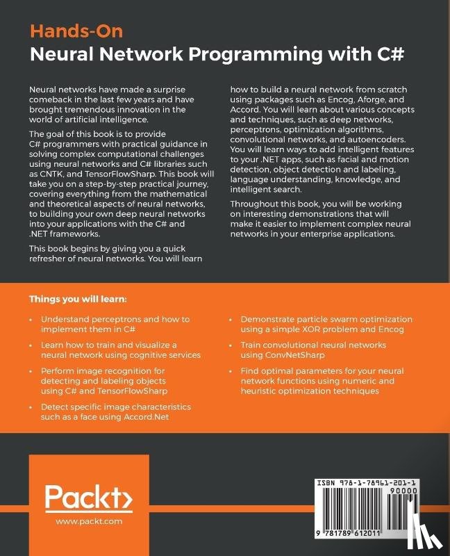 R. Cole, Matt - Hands-On Neural Network Programming with C#