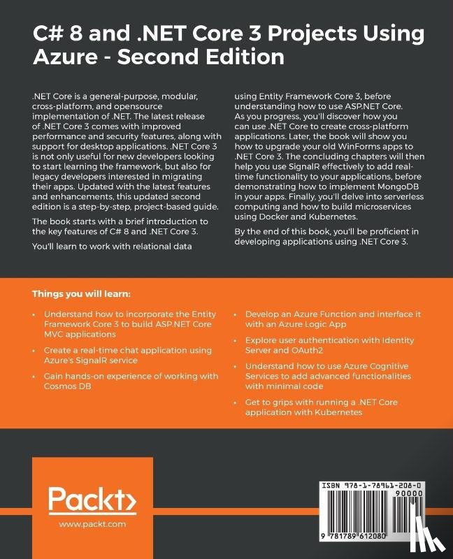 Michaels, Paul, Strauss, Dirk, Rademeyer, Jas - C# 8 and .NET Core 3 Projects Using Azure