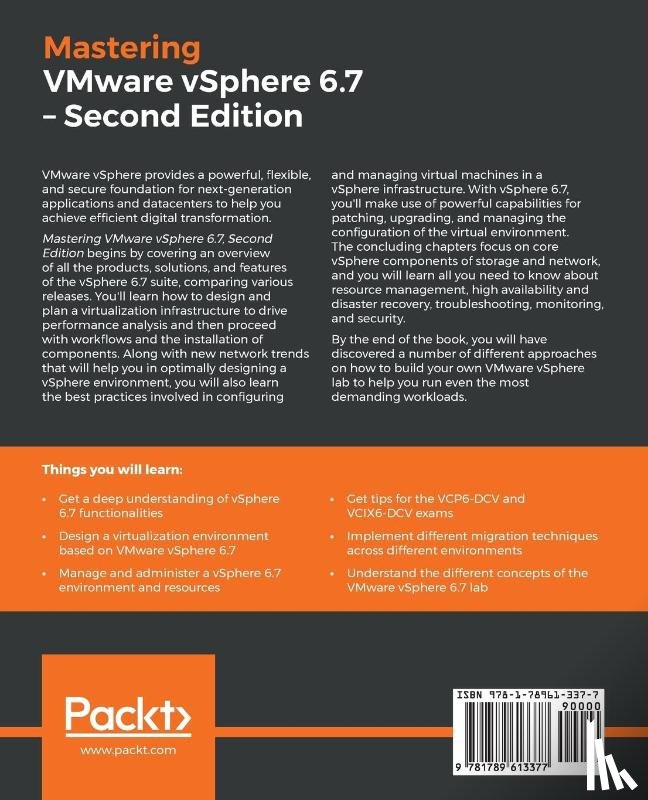 Gavanda, Martin, Mauro, Andrea, Valsecchi, Paolo, Novak, Karel - Mastering VMware vSphere 6.7