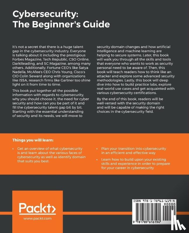 Ozkaya, Dr. Erdal - Cybersecurity: The Beginner's Guide