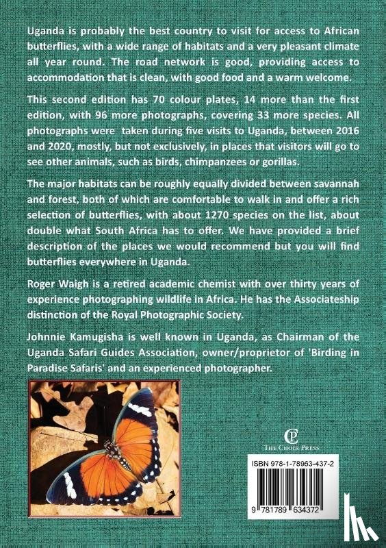 Waigh, Roger, Kamugisha, Johnnie - An introduction to the butterflies of Uganda, 2nd edition
