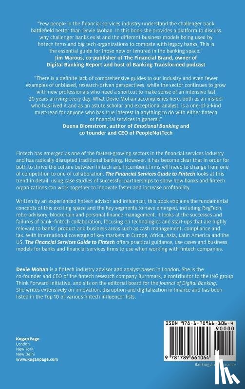 Mohan, Devie - The Financial Services Guide to Fintech