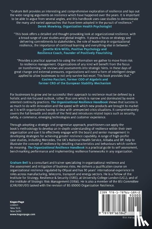 Bell, Graham - The Organizational Resilience Handbook