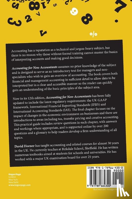 Horner, David - Accounting for Non-Accountants