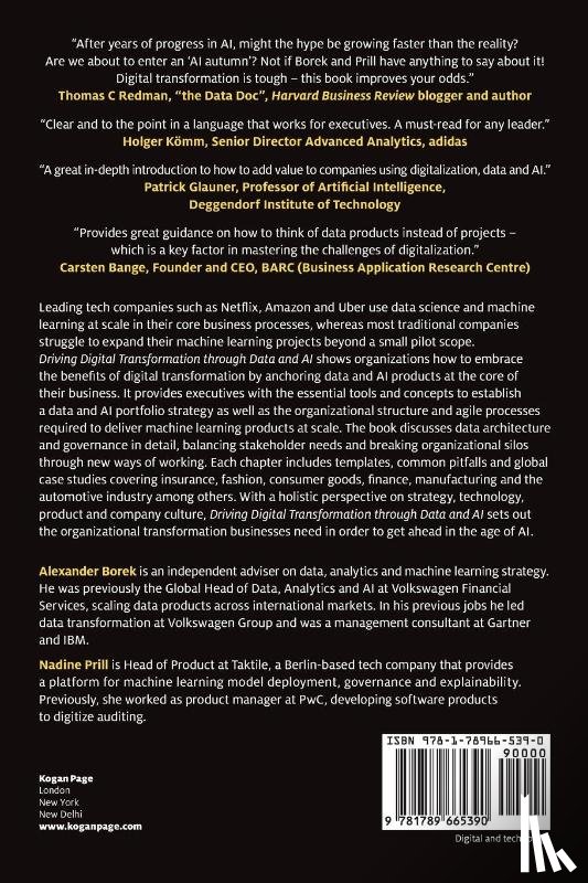 Borek, Alexander, Prill, Nadine - Driving Digital Transformation through Data and AI