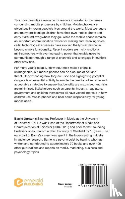 Gunter, Barrie (University of Leicester - Children and Mobile Phones