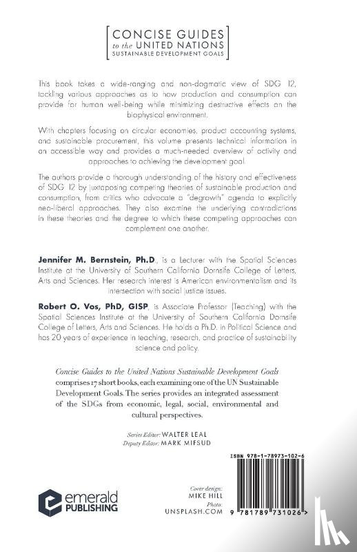 Moore Bernstein, Jennifer (University of Southern California, Vos, Robert O. (University of Southern California - SDG12 - Sustainable Consumption and Production