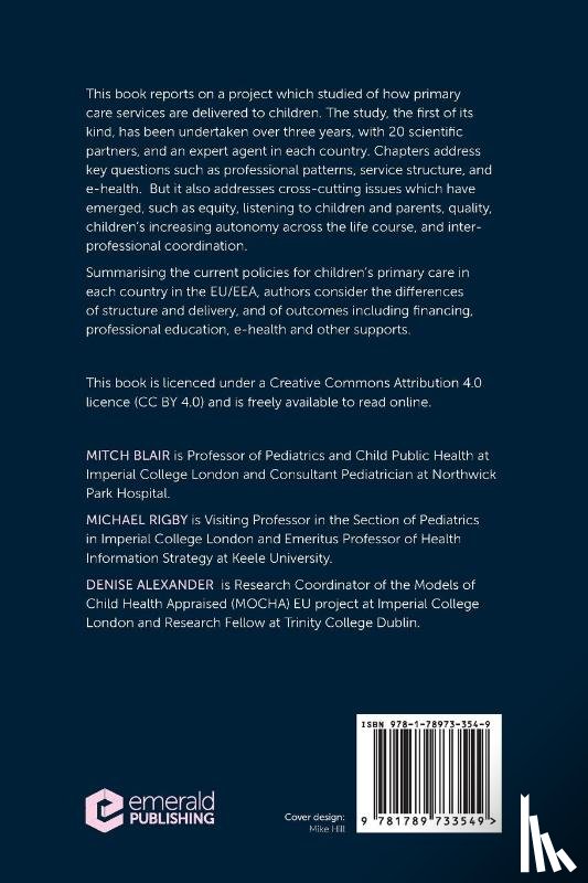  - Issues and Opportunities in Primary Health Care for Children in Europe