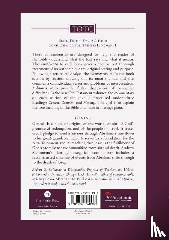 Steinmann, Andrew E. - Genesis: An Introduction and Commentary