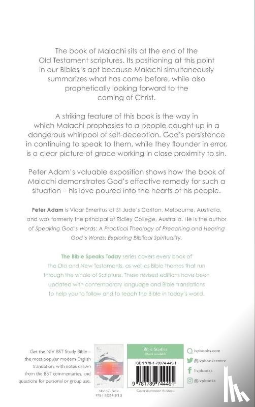 Adam, Dr Peter - The Message of Malachi