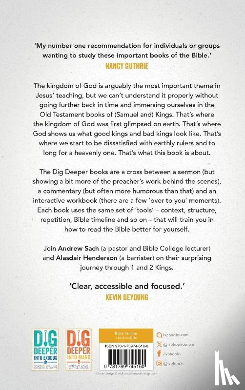 Sach, Andrew (Author), Henderson, Alasdair - Dig Deeper into 1 & 2 Kings