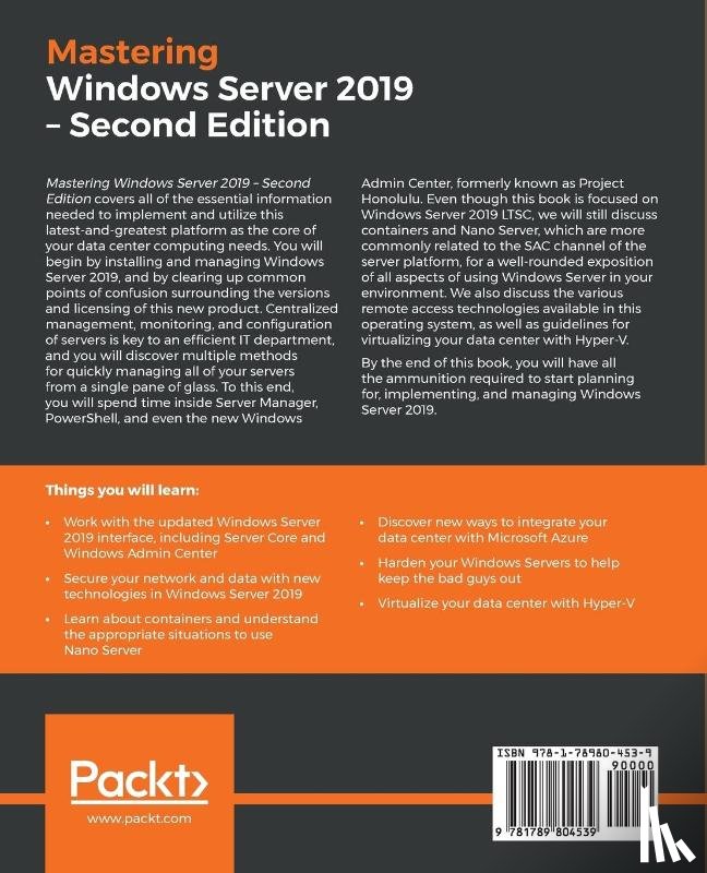Krause, Jordan - Mastering Windows Server 2019