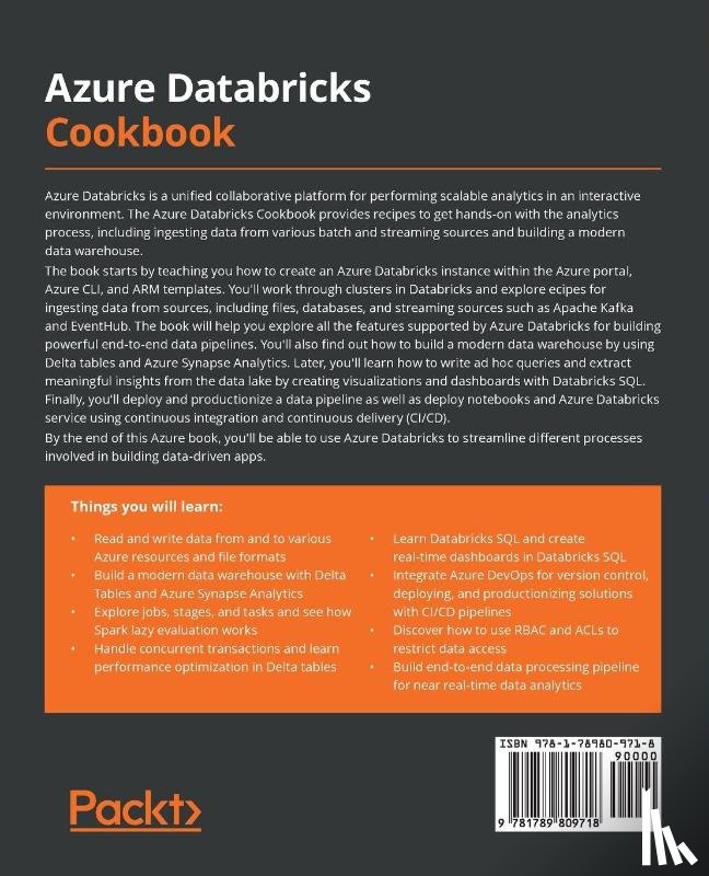 Raj, Phani, Jaiswal, Vinod - Azure Databricks Cookbook