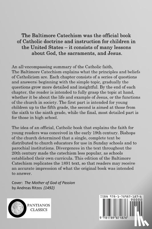 Baltimore, Third Council of - The Baltimore Catechism