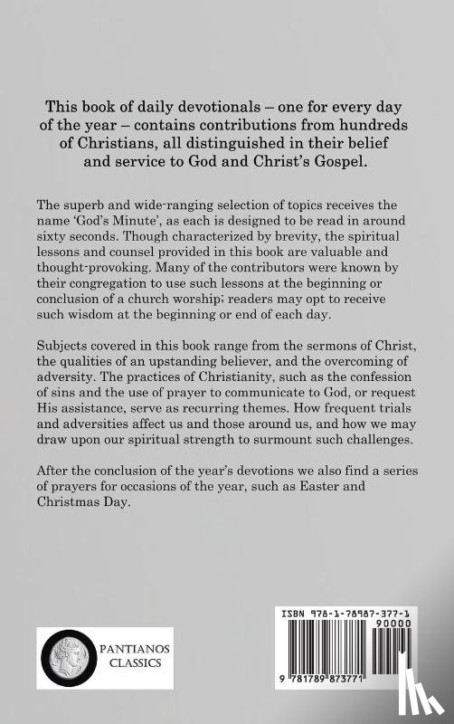 365 Eminent Clergymen and Laymen - God's Minute