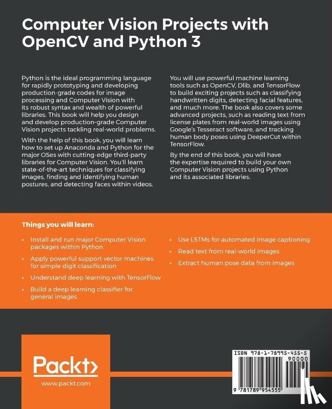 Rever, Matthew - Computer Vision Projects with OpenCV and Python 3