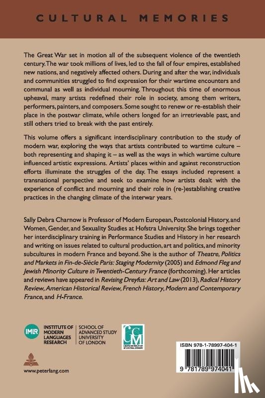  - Artistic Expressions and the Great War, A Hundred Years On