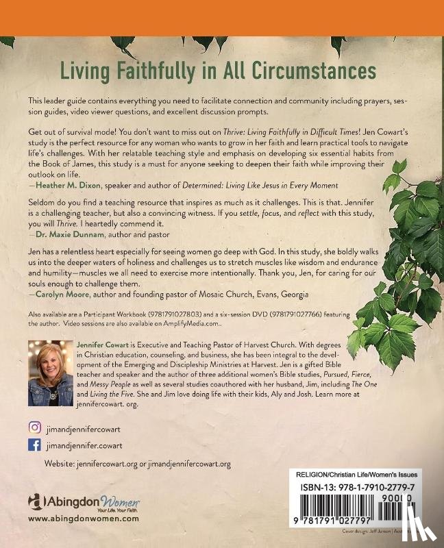 Cowart, Jennifer - Thrive Women's Bible Study Leader Guide