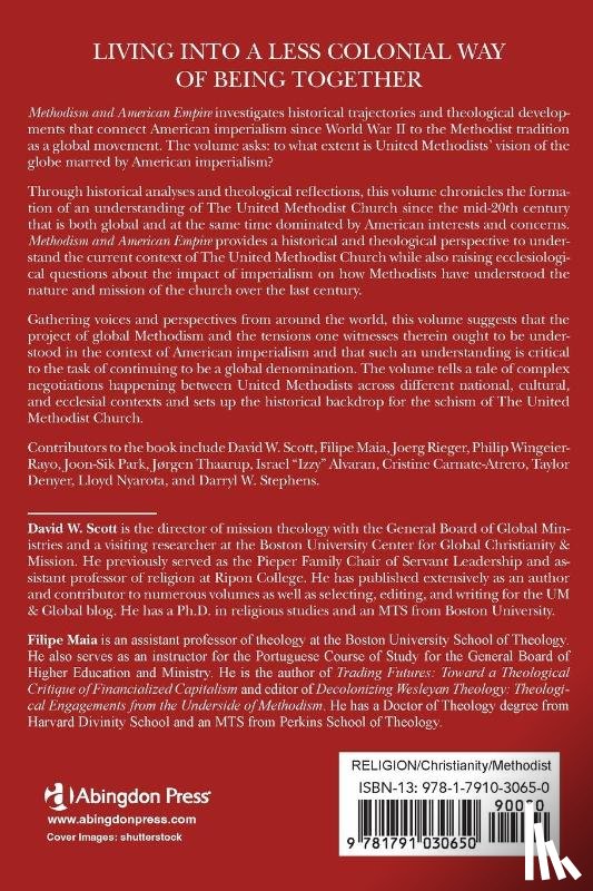 Scott, David William, Maia, Filipe Fernandes R - Methodism and American Empire