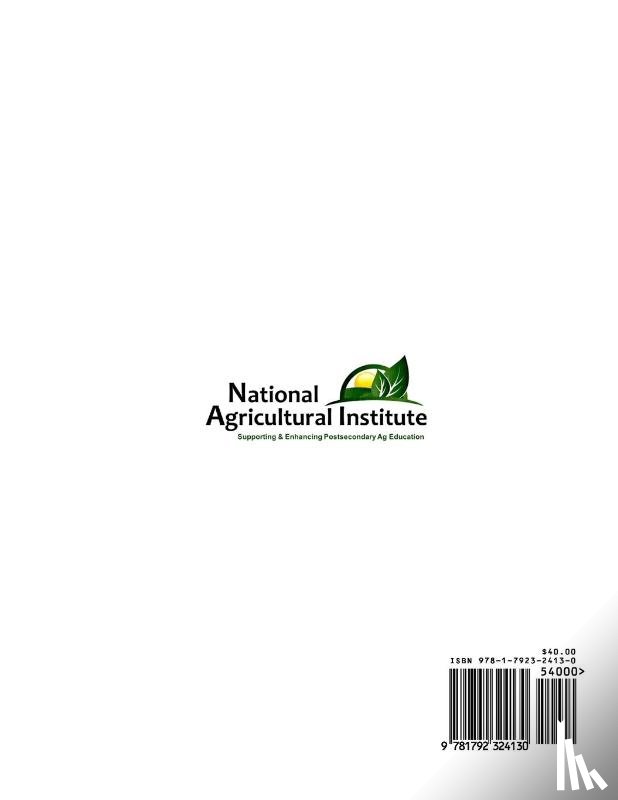 Institute, National Agricultural - Introduction to Agribusiness