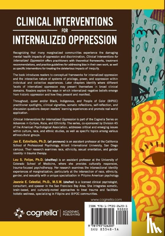 Estrellado, Jan E., Felipe, Lou S., Celestial, Jeannie E. - Clinical Interventions for Internalized Oppression