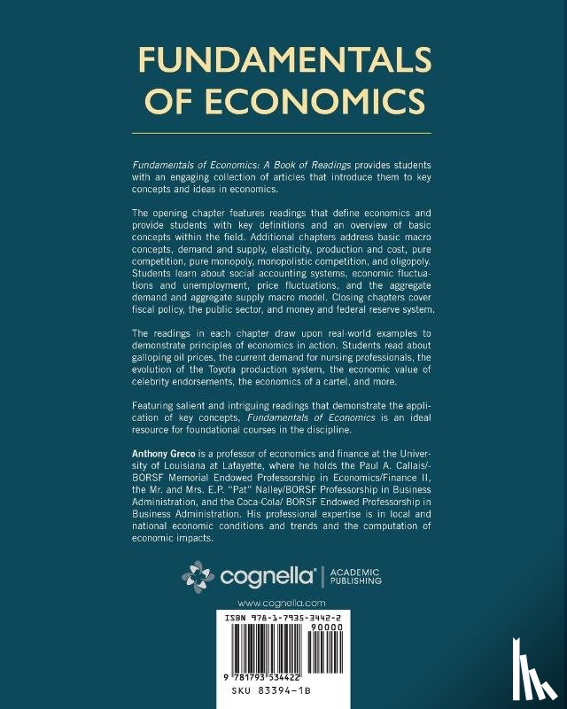  - Fundamentals of Economics