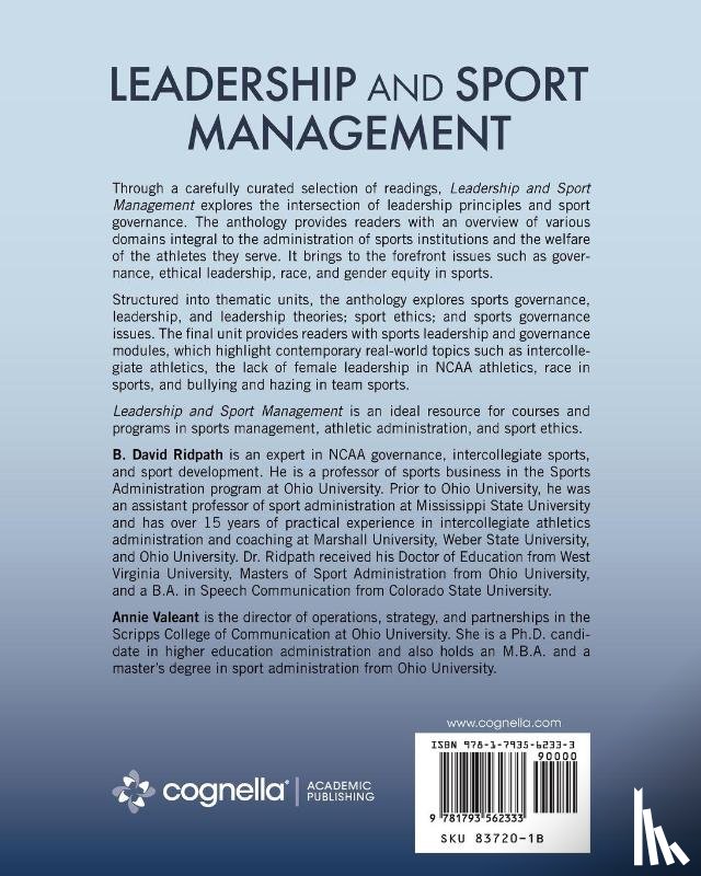  - Leadership and Sport Management